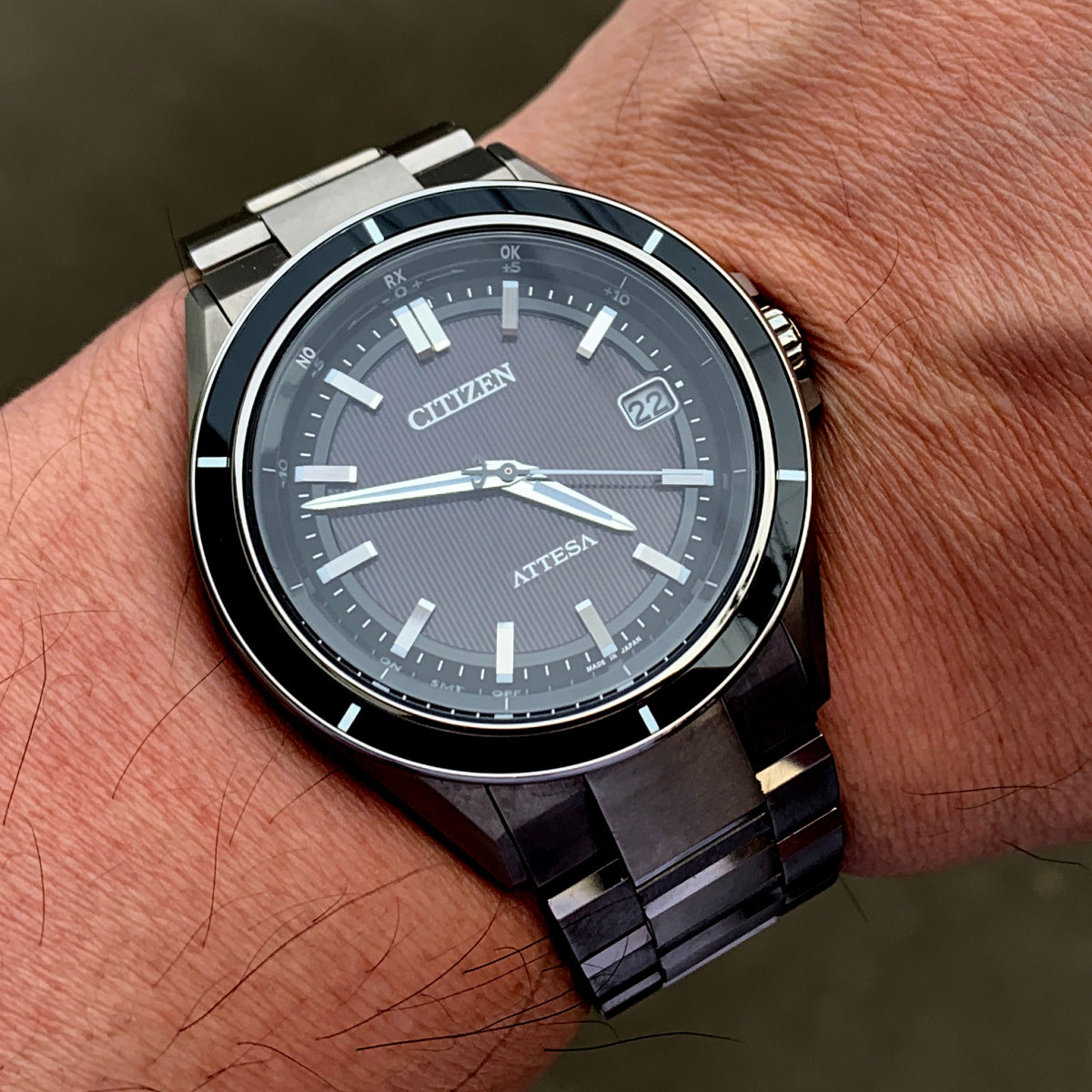 美品【CITIZEN】アテッサ ATTESA エコドライブ ACT Line 電波 腕時計