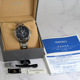 【SEIKO】 セイコー BRIGHTSブライツ 電波ソーラー腕時計 44mm径 セラミックベゼル クロノグラフ SAGA171 Ref.8B82-0AP0