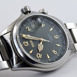 希少レアモデル セイコー SEIKO SPORTS 200 Automatic グリーン文字盤 海外版 Alpinist Ref.4S15-6010 Serviced OH済 保あり