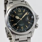 希少レアモデル セイコー SEIKO SPORTS 200 Automatic グリーン文字盤 海外版 Alpinist Ref.4S15-6010 Serviced OH済 保あり