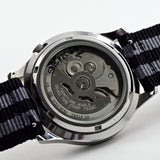 良品 SEIKO 5 セイコー 21石 自動巻 Automatic 38mm 黒文字盤 Day/Date Ref.7S26-03J0 Cal.7S26C 2012年 海外仕様 保あり $P65244
