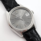 【SEIKO】KING SEIKO Chronometer hi-beat automatic セイコー キングセイコー グレーダイヤル デイト 自動巻 25石 5625-7040 OH済