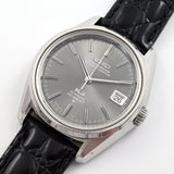 【SEIKO】KING SEIKO Chronometer hi-beat automatic セイコー キングセイコー グレーダイヤル デイト 自動巻 25石 5625-7040 OH済