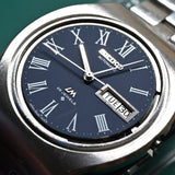 【SEIKO】SEIKO LordMatic 1971 Vintage Watch LM Roman Blue Dial Automatic Ref.5606-7120 セイコー ロードマチック ダークブルー文字盤 LMベルト 保障付き