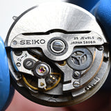【SEIKO】SEIKO LordMatic 1971 Vintage Watch LM Roman Blue Dial Automatic Ref.5606-7120 セイコー ロードマチック ダークブルー文字盤 LMベルト 保障付き
