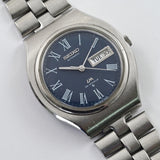 【SEIKO】SEIKO LordMatic 1971 Vintage Watch LM Roman Blue Dial Automatic Ref.5606-7120 セイコー ロードマチック ダークブルー文字盤 LMベルト 保障付き