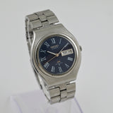 【SEIKO】SEIKO LordMatic 1971 Vintage Watch LM Roman Blue Dial Automatic Ref.5606-7120 セイコー ロードマチック ダークブルー文字盤 LMベルト 保障付き