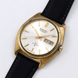 【SEIKO】 セイコー ロードマチック LordMatic Vintage Watch LM Gold Automatic Ref.5606-7000 SGP 国鉄 社外ベルト新品