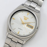 セイコー SEIKO 5 17石 自動巻 Automatic 38mm SEIKOベルト Ref.7009-876A Cal.7009A 1983年製造 海外仕様