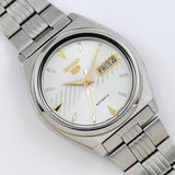 セイコー SEIKO 5 17石 自動巻 Automatic 38mm SEIKOベルト Ref.7009-876A Cal.7009A 1983年製造 海外仕様